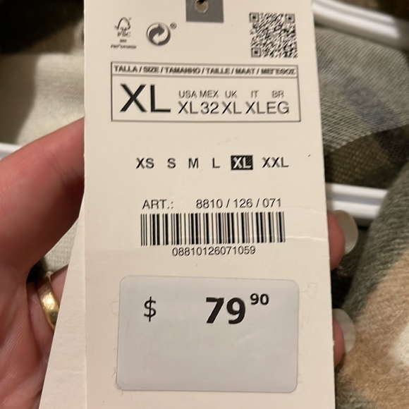 Zara flannel button up plaid shirt - Picture 5 of 11